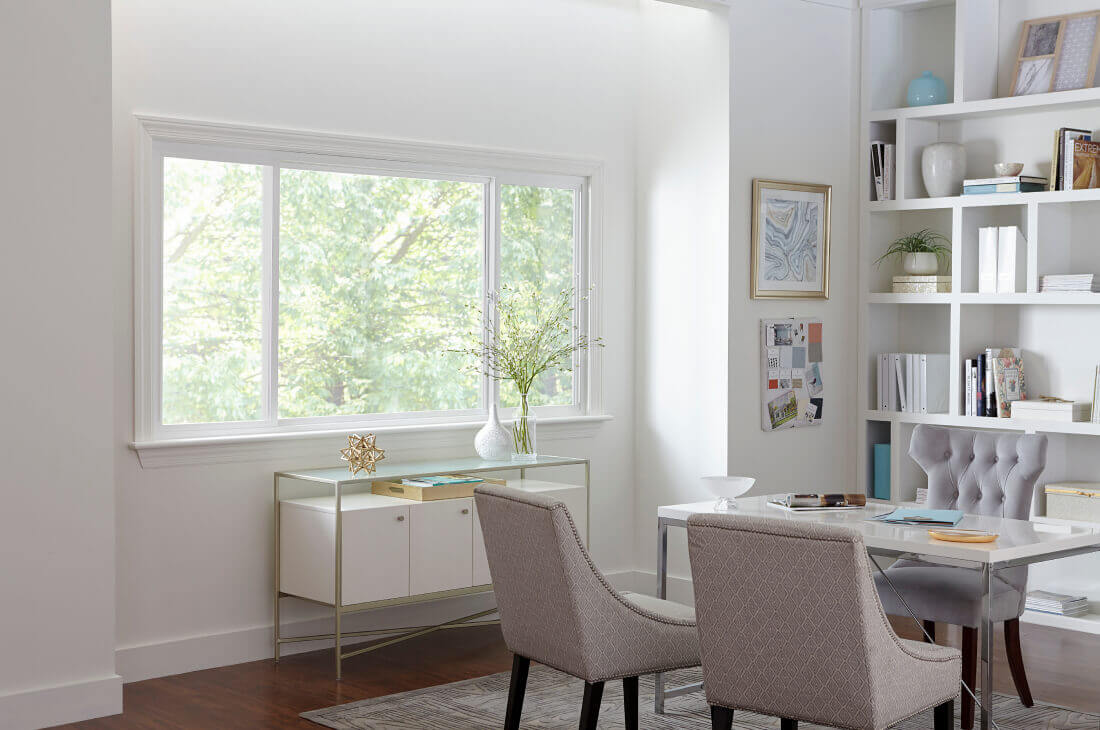 Jeld-Wen Vinyl Triple Sash Gliding Windows